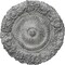 Ekena Millwork Marseille Ceiling Medallion (Fits Canopies up to 7 3/8"), 21"OD x 2"P, Ultra Pure White Crackle CM21MAUWC - alternate 1